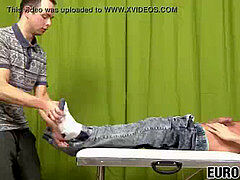 kinky blondie european anally pounding his tight masseur
