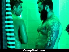 Parent and His Fellow Need a Way to Stellar Down to Strike the Summer Warmth - Creepdad