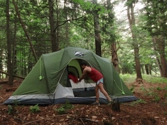 Ample-cocked Muscle Grizzly In Woods