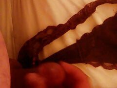 Cumming in my sissies panties in hotel room