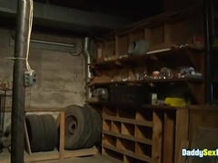 Mischievous Mitch Vaughn Taunts Shaft While Draining Off