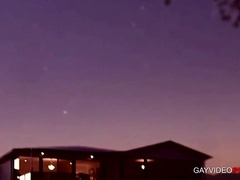 Watch this wild ebony twink take on a huge white rod like a pro