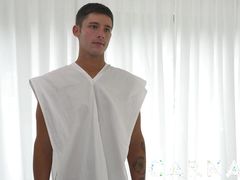 MasonicBoys Suited DILF Kyler Drake barebacks twink in sacred ritual