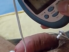 Electric Shock On The Cock And Enjoying Yummy With Surprise At The End