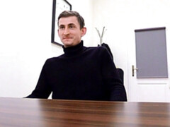 POV banging session featuring a brunette newcomer