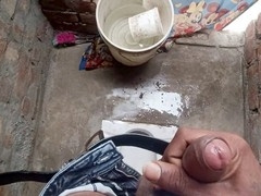 Bathroom Big Cock Cumshot