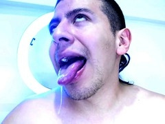 Youthful, latino twink, webcam