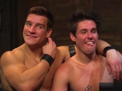 Muscle gay domination with facial