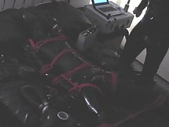Fully rubbered, tied and trapped with pp and electro