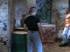 Force Fed in an Alley by Two Guys