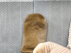 Sniff and dump on dirty sock!