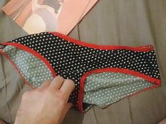 Miss Brat Tribute, On Her Panty Pic, Using Her Panties