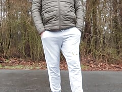 Pissing in the rain
