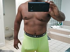 Trying new gym compressions.