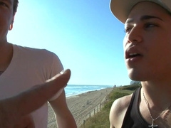 Gay slut gets his tight ass drilled hard and deep while squirting like a fountain