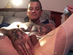 Brian DickDown: Home made fuck stick to XXL for my pink hole and buttfuck creaming