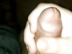 Big guy Jerks his small cock