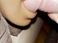 Fucking a rubber mouth