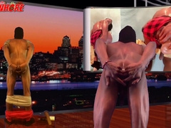 DJ ButtPussy - Butt-plug and Enormous Fake penis For My Donk