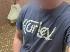 School College Girl Nearly Caught Jacks Off & Nutting in School Shower