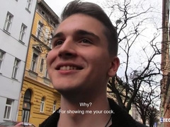 Slovakian dude shows his gaped asshole after barebacking