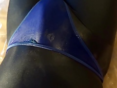 piss in spandex unitard