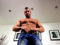 Jerking off, gay masturbate, gay cumshot