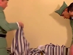 Dirty police officers all out dick sucking ass fucking orgy