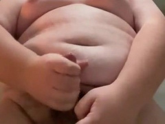 White Chub Jacks off for Father
