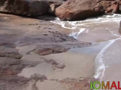 Latino jock fucks big black cock for interracial creampie