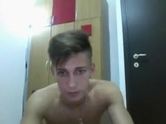 Sexy German Twink Boy Wanks