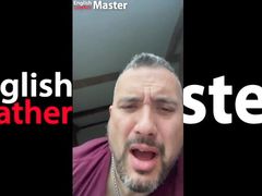 DILF jerks uncut cock on video call PREVIEW