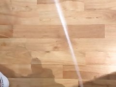 Horny guy cumming hard