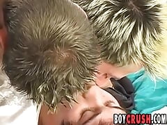 Damien Hart and Jason Grover anal breed with Shane Dagan