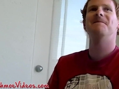 Amateurs Brian Junior and John sans a condom after mutual BLOWJOB