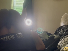 Watch how this hot roommate gets a raw interracial creampie in his next apartment