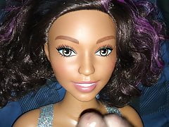 Cum On Barbie Brown Haired Styling Head