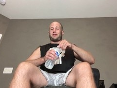 Feeling hungry? Indulge in my sweaty feet as Adam Castle takes control