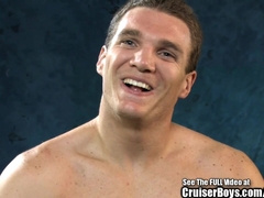 Dumb Jock Wolf Wanks Off His Monstrous Pink Cigar