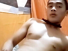 Hot Asia teen bunny wanks for you