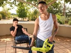 Hot guys pose in naughty scenes in advance to fuck