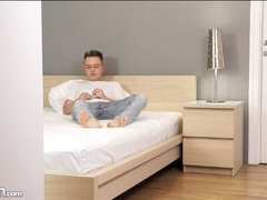 Nicolas is hairy, horny, and ready to get off