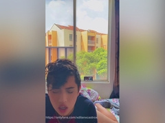 Hairless Twink Sucks His Straight Cock And Fucks His Ass When His Family Is Not At Home