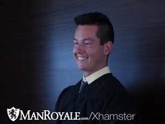 ManRoyale Schoolgirl Wesley Forest boinked for graduation