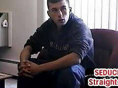 Cute str8 amateur solo twink wanks cock till cumshot