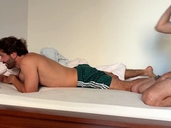 In english, real homemade gay, friends first time