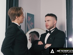 Stressed Straight Groom Marcus Mcneil Bends Over For Hung Best Man Leo Louis