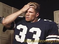 FOOTBALL JOCK STRIPS IN LOCKER ROOM