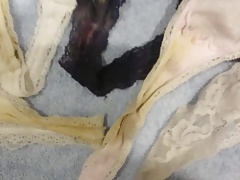 Cum on thongs from my wife