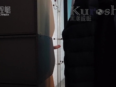I'm in the locker guest room with my classmate Hand-job